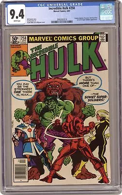 Buy Incredible Hulk #258 CGC 9.4 1981 3992692014 • 108.73£