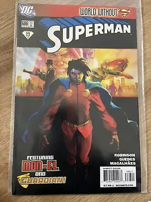 Buy DC World Without Superman Issue 686 May 09 Robinson Guedes Magalhaes • 1£
