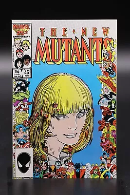 Buy New Mutants (1983) #45 Barry Windsor-Smith 25th Anniversary Frame Cover NM • 7.77£