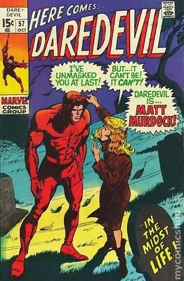 Buy Daredevil #57 VG 4.0 1969 Stock Image • 12.43£