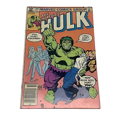 Buy ~Marvel Comics Group - The Incredible Hulk # 264 -October 1981~ • 5.94£