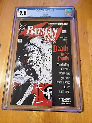 Buy BATMAN #428 : ROBIN LIVES! #1 CGC 9.8 White Pages 2nd Printing 2024 • 46.67£