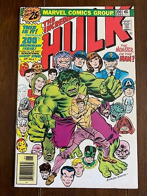 Buy Marvel THE INCREDIBLE HULK #200 (1976) Comic Book • 19.42£