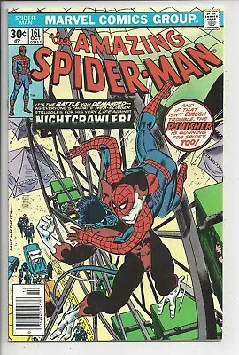 Buy Amazing Spiderman #161 F+ (7.0) 1976 - Nightcrawler & Punisher • 23.30£