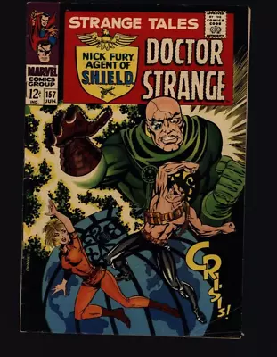 Buy Strange Tales- Nick Fury & Doctor Strange #157 VG/FN 1st Living Tribunal   SA • 19.41£