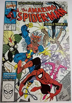Buy Amazing Spider-Man #340 (Marvel Comics, 1990) Femme Fatales • 2.33£