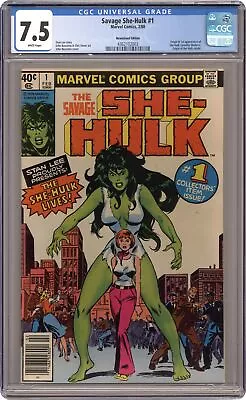 Buy Savage She-Hulk 1N Newsstand Variant CGC 7.5 1980 4362102003 • 112.61£