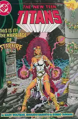 Buy New Teen Titans, The (2nd Series) #17 VF; DC | Starfire Wedding - We Combine Shi • 4.64£