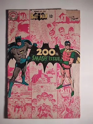 Buy Batman #200, Low Grade, DC 1968, Neal Adams, Joker Penguin Scarecrow, Iconic  🔑 • 27.18£