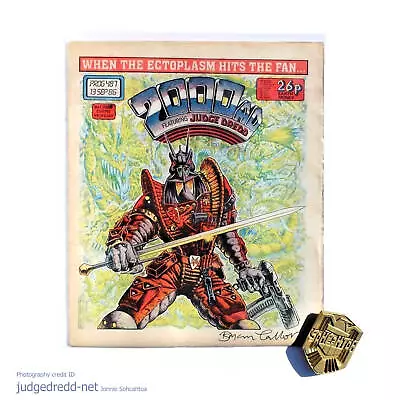 Buy 2000AD Prog 487 Judge Dredd Comic Book Issue Very Good To Excellent Condition () • 6.99£