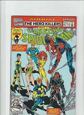 Buy AMAZING SPIDER-MAN ANNUAL #26 (VF/NM) 1992 ORIGIN Of VENOM! NEW WARRIORS APP • 16.83£