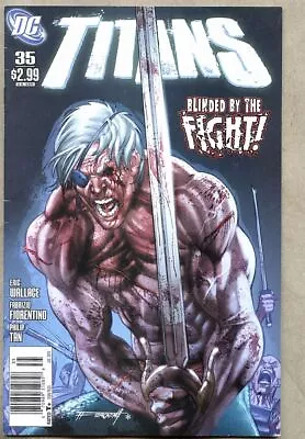 Buy Titans #35-2011 Fn- 5.5 Newsstand Variant Cover Teen Titans Deathstroke DC Comic • 11.65£