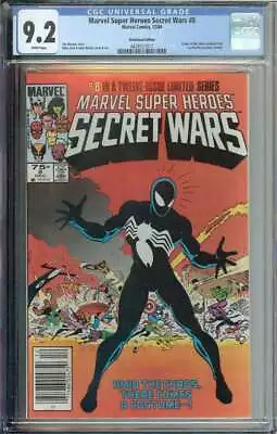 Buy Marvel Super Heroes Secret Wars #8 CGC 9.2 Origin Symbiote Venom Newsstand • 179.40£