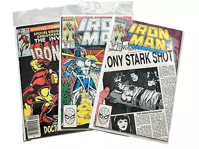 Buy Iron Man Comics Lot #150, #242, #243; 1981 &1989 • 27.18£