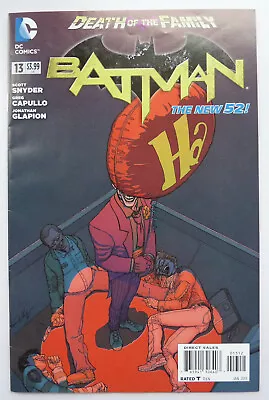 Buy Batman #13 - Death Of The Family - The New 52! - 2nd Printing Jan 2013 F/VF 7.0 • 6.99£