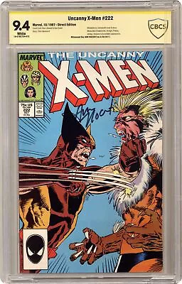 Buy Uncanny X-Men #222D CBCS 9.4 SS Ann Nocenti 1987 18-079C7D4-072 • 112.61£