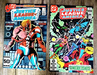 Buy X2 Vintage DC Comics Justice League Of America, Bundle Job Lot #245 #213 • 9.99£