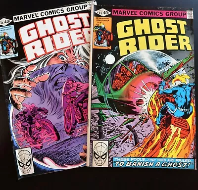 Buy Ghost Rider Vol 1 #44 & #45 May June 1980. Bronze Age Marvel Comics. Cents Issue • 6.25£