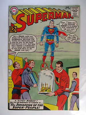 Buy Superman #158 Kandor Invasion Super People, Fine+, 6.5, White Pages • 36.89£