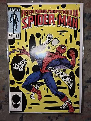 Buy Peter Parker The Spectacular Spider-Man #99 Spot Marvel 1985 Comics NM High Grad • 27.17£
