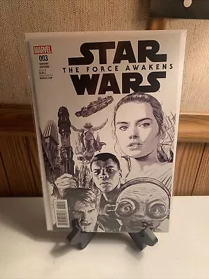 Buy STAR WARS FORCE AWAKENS #3 DEODATO SKETCH VARIANT 1:75 1st SNOKE 2016 • 116.48£