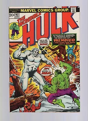 Buy Incredible Hulk #162 - 1st Appearance Wendigo - Higher Grade Minus • 77.65£