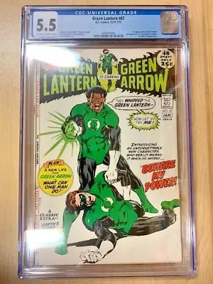 Buy GREEN LANTERN 87   1st Appearance Of JOHN STEWART!   Very Clean  FINE- (5.5) CGC • 1,083.33£