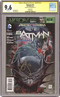 Buy Batman #17B Daniel Variant CGC 9.6 SS Snyder 2013 1582623024 • 62.91£