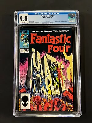 Buy Fantastic Four #280 CGC 9.8 (1985) – Psycho-Man, Hate-Monger - 1st App Of Malice • 132.25£