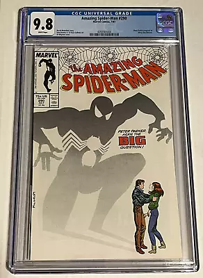 Buy Amazing Spider-Man  #290  CGC 9.8  Peter Parker Proposes To Mary Jane 1987 • 178.93£