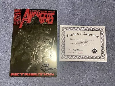 Buy 1993 Marvel Avengers #185 Comic Book Autograph Signed By Tom Palmer With COA NM • 19.41£