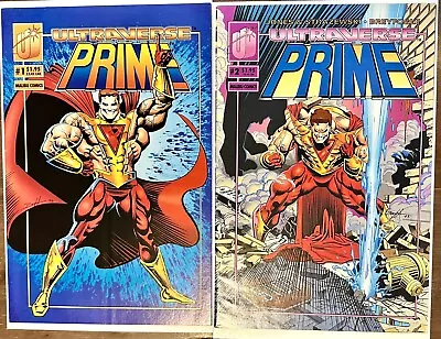 Buy Prime # 1 & 2 Ultraverse Malibu Comics 1993 Marvel Comic Book Set • 3.95£