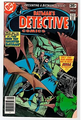 Buy DC - Batman's DETECTIVE COMICS #477 - Rogers Cover - VF/NM 1978 Vintage Comic • 14.60£