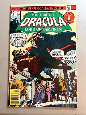 Buy TOMB OF DRACULA #51 (1976) NM- Condition / BLADE Cover / Story • 23.26£