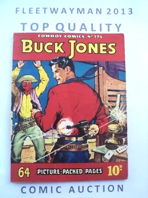 Buy Cowboy Picture Library Comic - 174 - 1956 - Buck Jones - Vgc - Western Fleetway • 3.99£