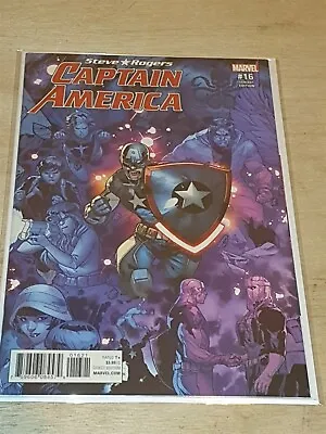 Buy Captain America Steve Rogers #16 Marvel Variant June 2017 Nm+ (9.6 Or Better) • 6.99£