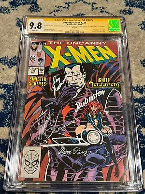 Buy Uncanny X-men #239 CGC 9.8 SS X6 🔥 Sign Claremont, Rubinstein++++ Mr. Sinister • 775.83£