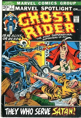 Buy Marvel Spotlight  # 7   VERY GOOD   December 1972   3rd Ghost Rider App. • 23.30£