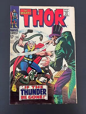 Buy Thor #146 - Origin Of The Inhumans, Circus Of Crime App (Marvel, 1967) VF- • 34.18£