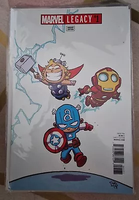 Buy Marvel Comics Marvel Legacy #1 November 2017 Skottie Young Variant Cover • 7.50£