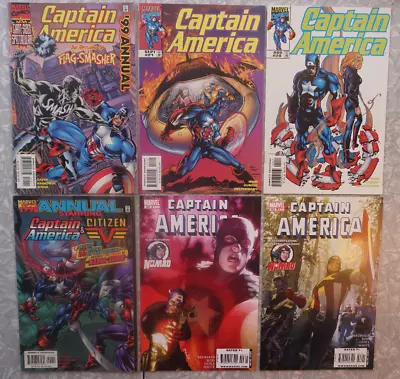 Buy Captain America Comic Lot #20 #21 Marvel Annual 1998 1999 #602 #603 • 17.28£