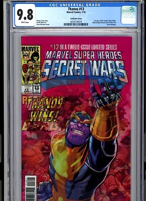 Buy CGC 9.8 Thanos #13 Lenticular Cover 1st App Cosmic Ghost Rider • 100.96£