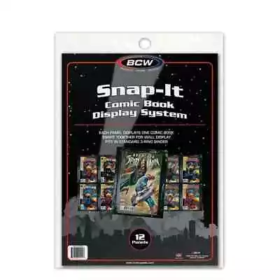 Buy BCW Comic Book Display Snap Together Panel System (36 Pack) Fits 3 Ring Binder • 55.87£