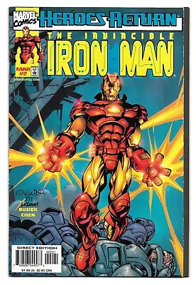 Buy Iron Man #2 (Vol 3) : VF/NM :  Hidden Assets  : Heroes Return • 1.95£