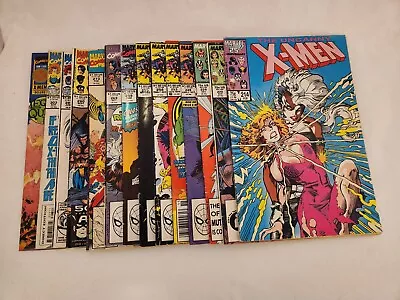 Buy Uncanny X-Men 16 Comic Lot #214, 220, 224, 249, 253-255, 259, 269, 273 + More • 23.34£