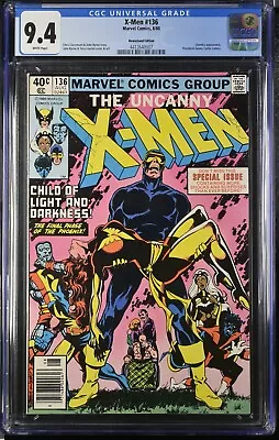 Buy Uncanny X-Men #136 (Marvel 1980) CGC 9.4 White Pages John Byrne NEWSSTAND! • 132.02£