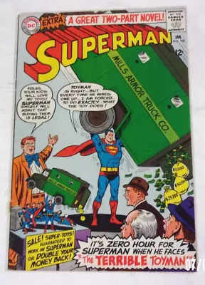 Buy Superman #182 Solid Vg/fn 1966 1st Silver Age Toyman +new Lives Superman • 24.85£