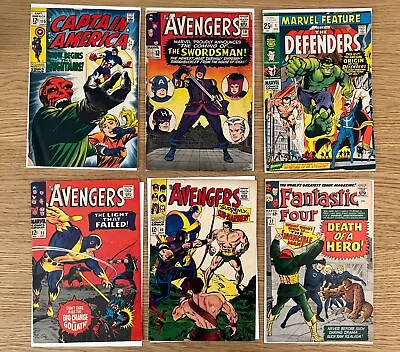 Buy Marvel Captain America 115 Avengers 19 35 40 Marvel Feature 1 Fantastic Four 32 • 83.87£