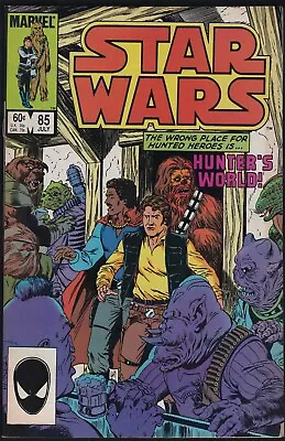 Buy Marvel Comics STAR WARS #85 Han Solo Lando Chewbacca 1984 VF! • 8.54£