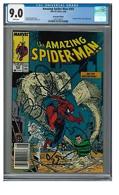 Buy Amazing Spider-Man #303 (1988) McFarlane Cover Newsstand CGC 9.0 L045 • 42.67£